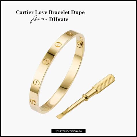 cartier dupe bracelet|authentic used cartier love bracelet.